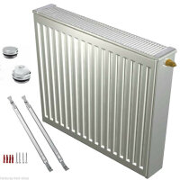 Buderus Ventil Heizkörper Typ 11 21 22 33, Höhe 300, 400, 500, 600, 900 im Set Typ 22 / 102 mm 600 mm 1200 mm