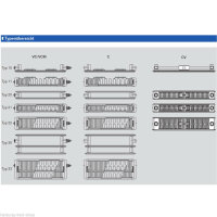 Buderus Ventil Heizkörper Typ 11 21 22 33, Höhe 300, 400, 500, 600, 900 im Set Typ 22 / 102 mm 600 mm 1200 mm