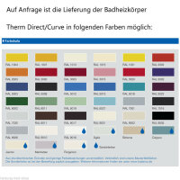 Buderus Bad Heizkörper Logatrend Therm Direct MA gerade Form